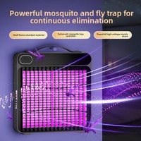 Lampe anti-moustiques électrique murale alimentée par USB, lumière ultraviolette, tuerie automatique des insectes, couverture de 20 à 50 m pour la maison