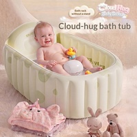 Baignoire gonflable pour bébé Swimbobo en PVC, baignoire portable de voyage pour nourrissons, pliable, antidérapante, mini piscine gonflable