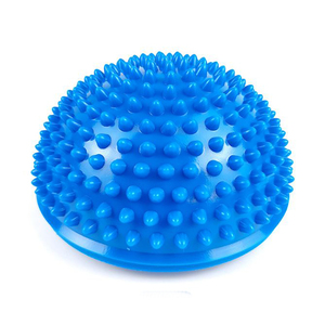 Masaje de acupuntura de PVC ecológico Fitness Yoga Media bola Entrenamiento de integración sensorial con pinchos para relajación muscular - Product Image 4