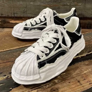 Zapatillas <span class=keywords><strong>de</strong></span> Deporte <span class=keywords><strong>de</strong></span> Máxima Calidad del Diseñador MIHARAS YASUHIROS para Hombre y <span class=keywords><strong>Mujer</strong></span> Mmy Bajas <span class=keywords><strong>de</strong></span> Lona Negras Casuales para Caminar - Product Image 3