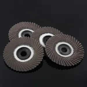 Outils abrasifs Disque à lamelles radial en fleur d'alumine en zircone sans colmatage pour meuleuse d'angle