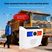 Alarm Sirine Strobo Tenaga Surya Berkualitas Tinggi Tahan Air untuk Penggunaan Luar Ruangan dengan Fungsi Suara dan Visual 3.7V 2000mAh Portabel