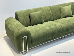 Set di Divani Modulari Convertibili ed Estensibili, <span class=keywords><strong>Divano</strong></span> <span class=keywords><strong>Componibile</strong></span> Morbido e Confortevole, <span class=keywords><strong>Moduli</strong></span> in Velluto Chenille Moderno - Product Image 5