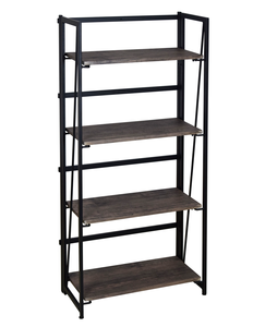 الحديثة الرف سلم خزانة التخزين 4 الطبقة طبقة الجرف الصناعية نظرة المعيشة غرفة نوم الأثاث المنقولة للطي - Product Image 5