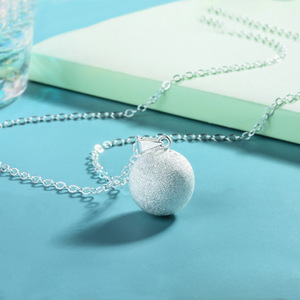 <span class=keywords><strong>Argento</strong></span> placcato commercio all'ingrosso di pancia di <span class=keywords><strong>gravidanza</strong></span> suono bola sfera di armonia del pendente della <span class=keywords><strong>collana</strong></span> - Product Image 4