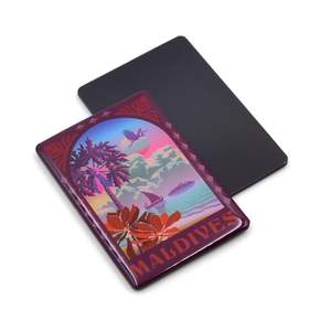 Imán Rectangular de Cristal con Glitter Epoxi 5x7, Recuerdo de Macau, Personalizable, Tendencia en China - Product Image 2