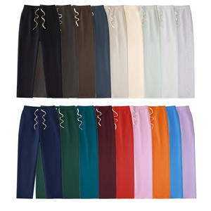 TKAN368 Design Pantalon de jogging pour hommes Logo imprimé personnalisé coton ceinture élastique taille moyenne décontracté en plein air Fitness pantalon de survêtement uni - Product Image 3