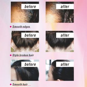 Produk baru sikat halus ekor kuda Buns rambut lilin Styling Pomade Stick tahan kuat anti-keriting kontrol Vegan tidak berminyak - Product Image 5