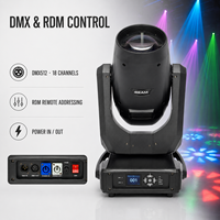Projecteur à tête mobile Sharpy Beam haute puissance 350W, 16 canaux, double prisme 8+16, 14 couleurs, 13 gobos, RDM pour scène, événement, équipement DJ