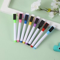 Marqueur de stylo à craie liquide coloré sans poussière effaçable tableau blanc marqueurs effaçables humides non toxiques à base d'eau