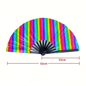 พัดประดับแสงเรืองแสงสำหรับผู้หญิงขนาดใหญ่ติดแน่นด้วยแสงยูวีโคมไฟสำหรับผู้หญิง - Product Image 5