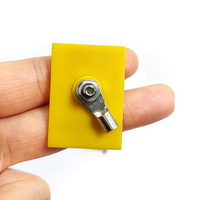Prise de terre jaune ALLESD Composant d'équipement de mise à la terre antistatique Installation de terre ESD 1x10mmStud