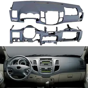 Maictop accesorios del coche interior kit de plástico tablero para 2005-2015 Hilux Vigo tablero Panel