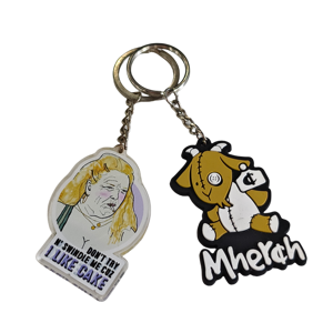 Llaveros 3D de simulación con logotipo personalizado, pueden ser moldeados para dar mini regalos con letras, llaveros de PVC - Product Image 3