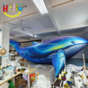 <span class=keywords><strong>Acuario</strong></span> Eventos Decoración Gran Airsealed Inflable Ballena Azul - Product Image 4