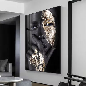 Peintures Murales de Luxe pour Salon : Tableaux d'Art Africain de Haute Qualité, Portraits de Femmes, Vente en Gros - Product Image 2