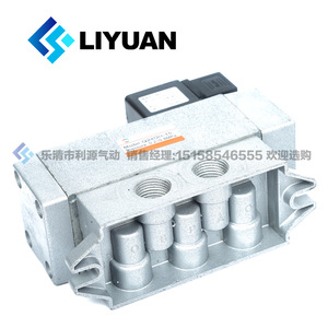Vanne solénoïde Liyuan Q24DH 6 8 10 15, deux positions, quatre voies, commande simple, AC220V DC24V, vanne de régulation de pression - Product Image 2