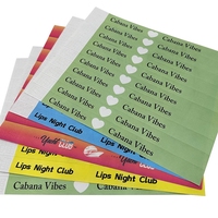 Pulsera de Papel Tyvek con Código QR Imprimible Personalizado, Pulseras Resistentes al Agua para Eventos