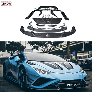 ชุดแต่งคาร์บอนไฟเบอร์ใหม่สำหรับ Huracan EVO แบบยึดติดด้วยสกรู รับประกัน 1 ปี รวมกันชนหน้า - Product Image 1