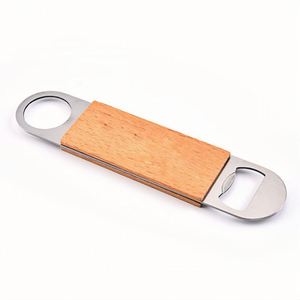 Ouvre-bouteille en bois écologique en gros, emballé individuellement, pour barman professionnel, cadeau promotionnel - Product Image 4