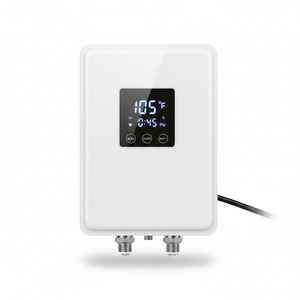 US Type Instant Tankless <b>Electric</b> <b>Water</b> <b>Heater</b> LED Display Energy Saving for Whole House Shower USB Power for RV Outdoor Use - Product Image 1