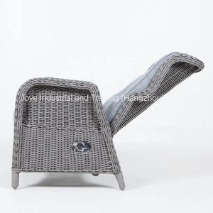 Leisure Half Round <b>Rattan</b> Garden 4pcs Lounge Set Outdoor Reclining Function Set Furniture - Product Image 4
