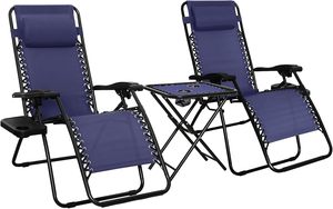 Landsing Maßgefertigter Übergroßer Gepolsterter Metall-Klappstuhl Moon Faltbarer Campingstuhl für Erwachsene - Product Image 5