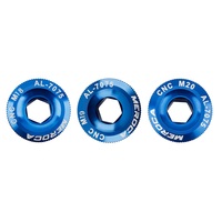 Tornillo de Fijación para Brazo de Bielas de Bicicleta, Tuerca de Bielas de Aleación de Aluminio, Tapa de Tornillo para Bielas de Bicicleta de Montaña MTB, Tornillo M18 M20 para Tapa de Bielas Shimano