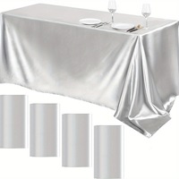 Nappe carrée en polyester de couleur unie en gros, nappe de banquet d'hôtel et de mariage, décoration de couleur unie personnalisable