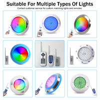 Control Remoto Inalámbrico RF de 12V, Controlador de Luz LED de Alta Potencia de 18 Teclas, Kit de Transmisión y Recepción, Control Remoto RF para Luz de Piscina