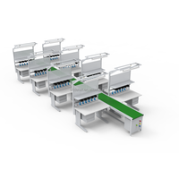 Banc de travail modulaire ESD robuste en acier laminé à froid pour applications en entrepôt et en usine