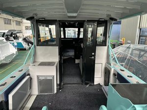 Catamarán de Aluminio de 25 pies con Motor Fuera de Borda de 300 hp, Barco de Pesca y Crucero con <span class=keywords><strong>Remolque</strong></span> para Buceo y Turismo Marítimo - Product Image 3