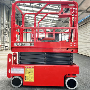 Elevador de Tijera Eléctrico Autopropulsado, con Batería, Certificado CE ISO, Estructura de Patas Plegables - Product Image 2