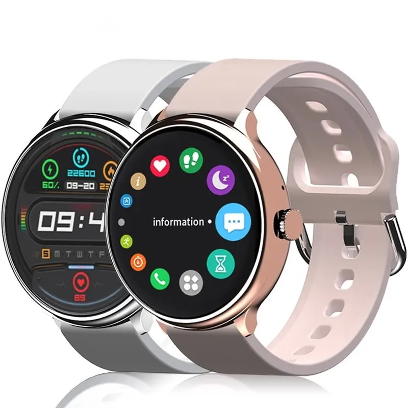2023 New Smart Watch K50 Men Women 1.28 Full Round Touch Waterproof ECG Heart Rate Monitor SmartWatch For Xiaomi Apple Phone