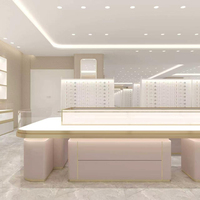 Vitrines de présentation de bijoux et d'articles en argent sur mesure avec éclairage LED haute brillance, idéales pour la vente au détail commerciale