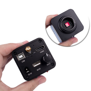 16MP <strong>USB</strong> Industrial Digital Video <strong>Microscope</strong> Camera + 180X C Mount <strong>Lens</strong> + 56 LED Ring Light + Stand for PCB Soldering - Product Image 6