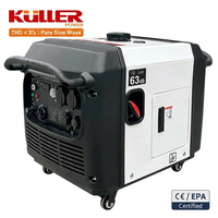 KULLER CU3000iES 225CC 4-Takt Luftgekühlter Dieselgenerator 17L Kraftstofftank 220V/230V 50/60Hz Outdoor Notstromversorgung