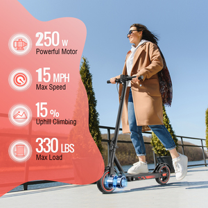 Monopattino Elettrico Pieghevole Vfly V10 da Magazzino USA, Grande Capacità 250W 10.5Ah/15Ah, Scooter per la Mobilità - Product Image 3