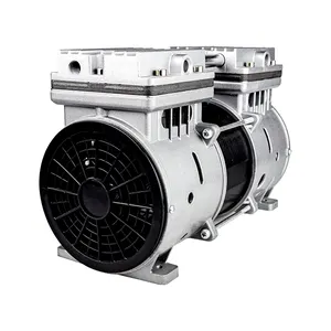 Sıcak satış 580W yağsız vakum pompası makinesi BW550A -93Kpa 98L/min taşınabilir elektrikli yağsız vakum pompası kafası laboratuvar için