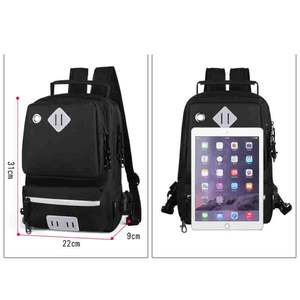 Mochila para Portátil Impermeable con Diseño Nuevo, Correa de Hombro Arqueada, Material de Poliéster, Cierre de Cremallera, para Estudiantes, Uso Escolar - Product Image 2