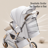 Poussette bébé en alliage d'aluminium OEM ODM en gros, légère et portable, pour les voyages et les applications en extérieur