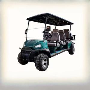 8-местный электрический гольф-кар 48В, разрешенный для дорог общего пользования, со светодиодной оптикой, комплектом задних сидений, скоростью 30-50 км/ч, запасом хода 90 км – езжайте стильно - Product Image 2