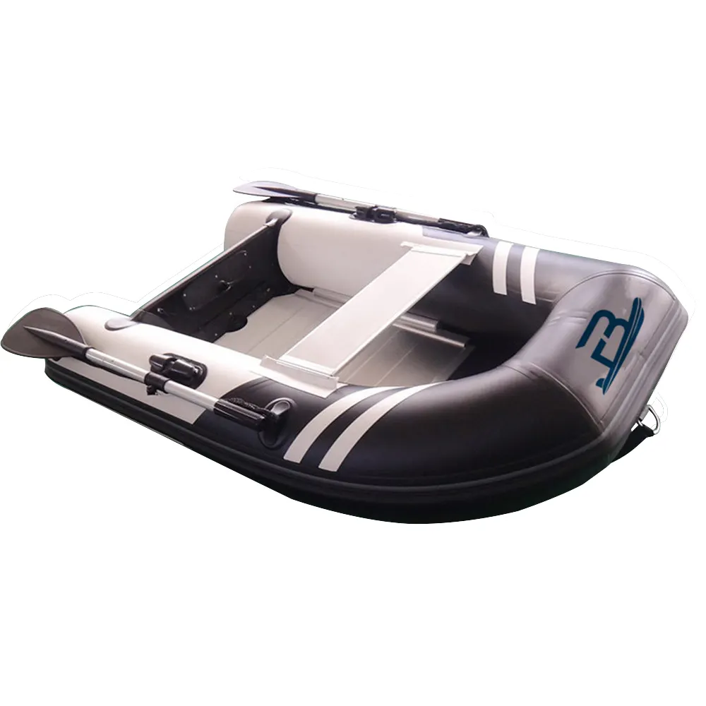 Giá Rẻ Mini Pontoon Thuyền Inflatable 1 Người Thuyền Với Hợp Kim Nhôm Mái Chèo