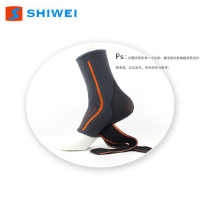 Shiwei Adjustable Compression <b>Ankle</b> Brace For Running Basketball Football <b>Support</b> Protection Unisex Adult Size One Size - Product Image 5