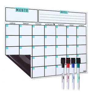 Calendario magnético personalizado, pizarra de borrado en seco, adhesivo para refrigerador, planificador diario, semanal y mensual, imán para nevera, para decoración - Product Image 4