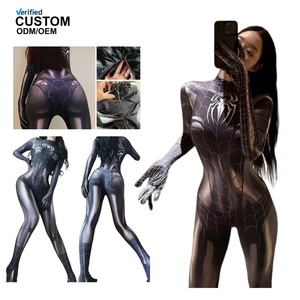 Ensemble cadeau de lingerie <span class=keywords><strong>sexy</strong></span> pour femmes, combinaison <span class=keywords><strong>Spider</strong></span>-man, costume de cosplay pour la télévision et le cinéma, costume d'Halloween, vêtements de scène et de danse IM094-W-2 - Product Image 1