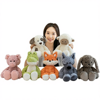 Peluche renard super douce avec longue queue, rembourrage en coton PP, 40 cm, anti-stress, décoration intérieure, cadeau pour enfants