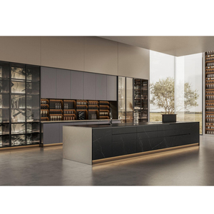 New Design Lacquer Modern kitchen cabinet Modular Kitchen Cabinet For Home Furniture