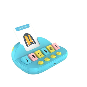 NovaCross Jeux d'association de lettres pour enfants, jouets éducatifs d'apprentissage de l'<span class=keywords><strong>anglais</strong></span>, machine à cartes de blocs de construction pour l'<span class=keywords><strong>orthographe</strong></span> - Product Image 1
