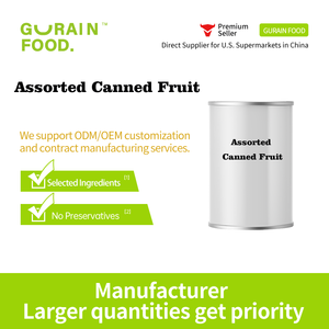 OEM ODM 345G Cocktail di frutta <span class=keywords><strong>in</strong></span> scatola <span class=keywords><strong>in</strong></span> sciroppo leggero o <span class=keywords><strong>in</strong></span> succo naturale - Product Image 3